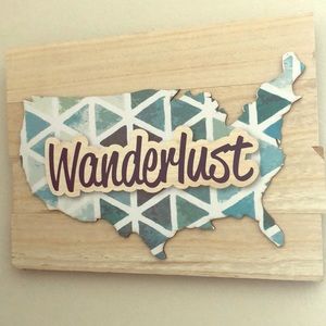 Wanderlust canvas